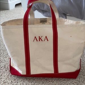 LL Bean Large Canvas Tote